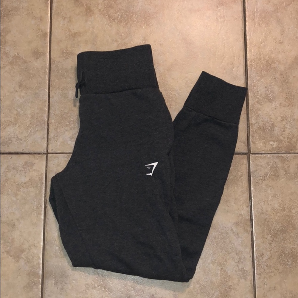 Gymshark Dark Grey High Waisted Joggers